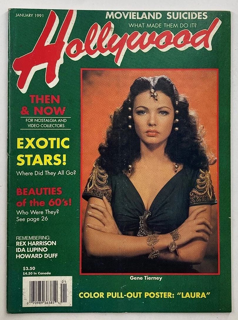 HOLLYWOOD STUDIO magazine side cover January 1991