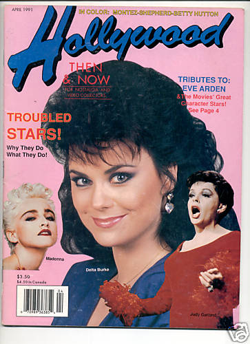 HOLLYWOOD STUDIO magazine side cover April 1991