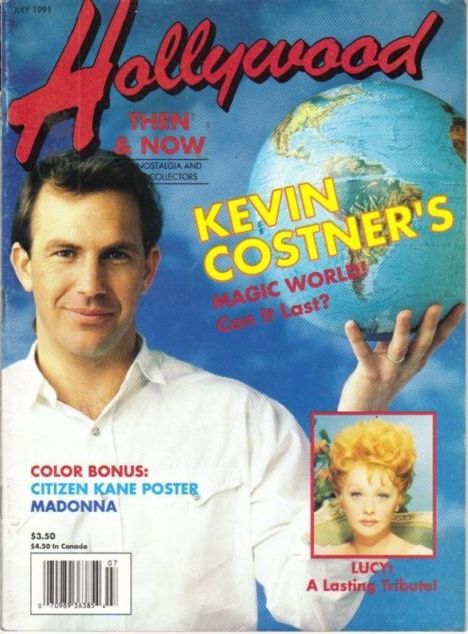 HOLLYWOOD STUDIO magazine side cover July 1991