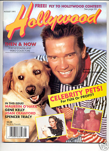 HOLLYWOOD STUDIO magazine side cover August 1991