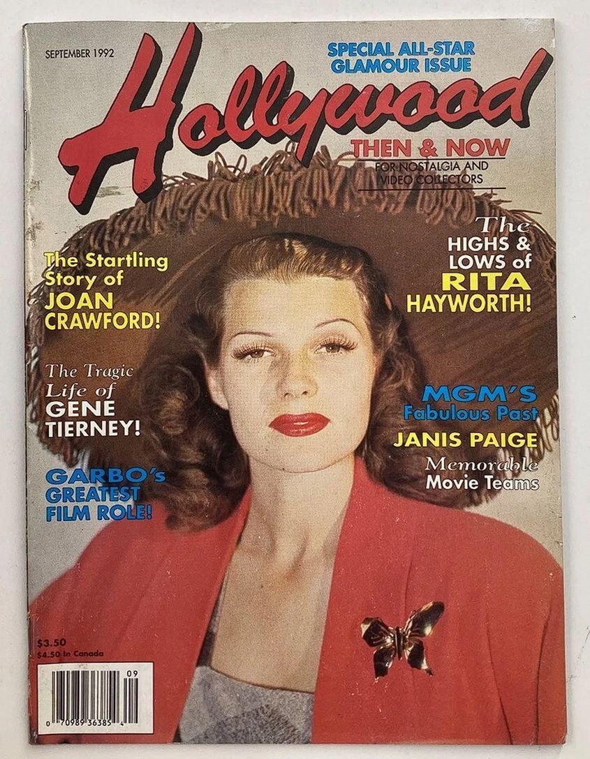 HOLLYWOOD STUDIO magazine side cover September 1992