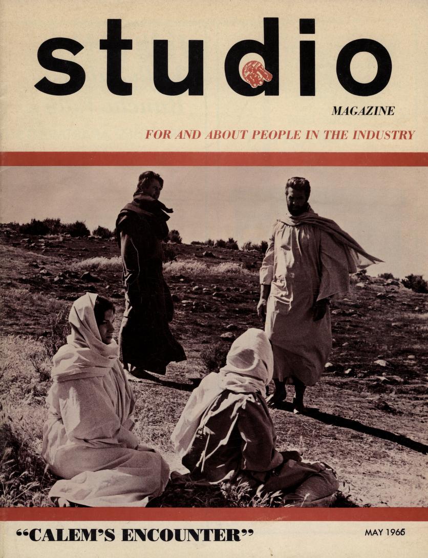 HOLLYWOOD STUDIO magazine side cover Issue 1  May 1966
