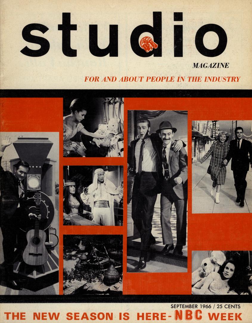 HOLLYWOOD STUDIO magazine side cover  Vol 1 No  5  September 1966