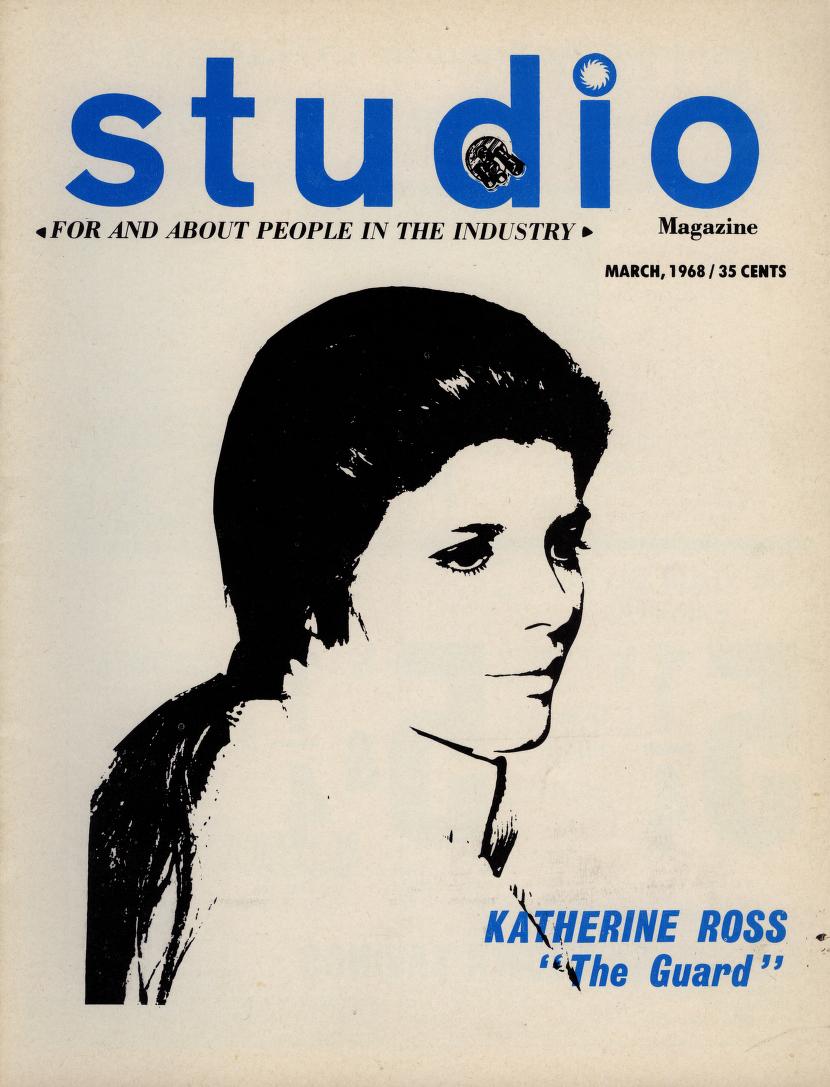 HOLLYWOOD STUDIO magazine side cover  Vol 2 No  11  March 1968