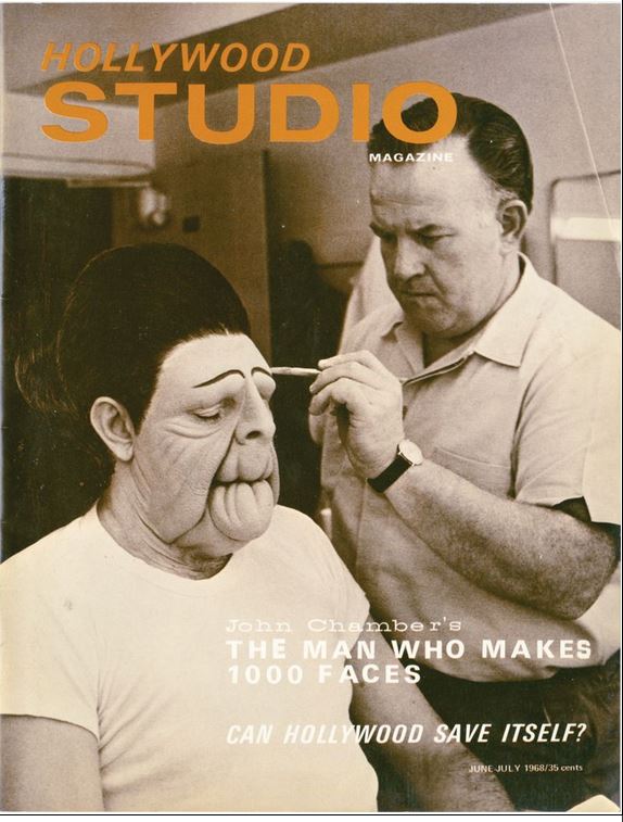 HOLLYWOOD STUDIO magazine side cover  Vol 3 No  2  June/July 1968