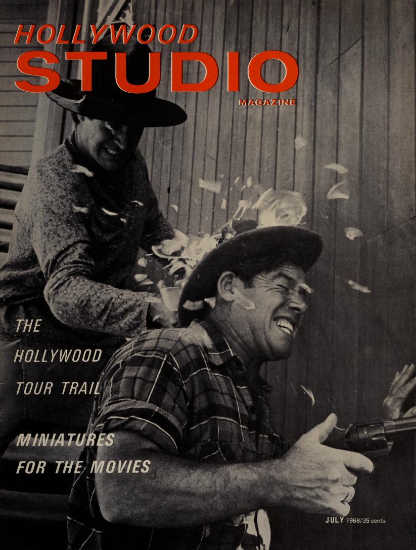 HOLLYWOOD STUDIO magazine side cover  Vol 3 No  3  July 1968