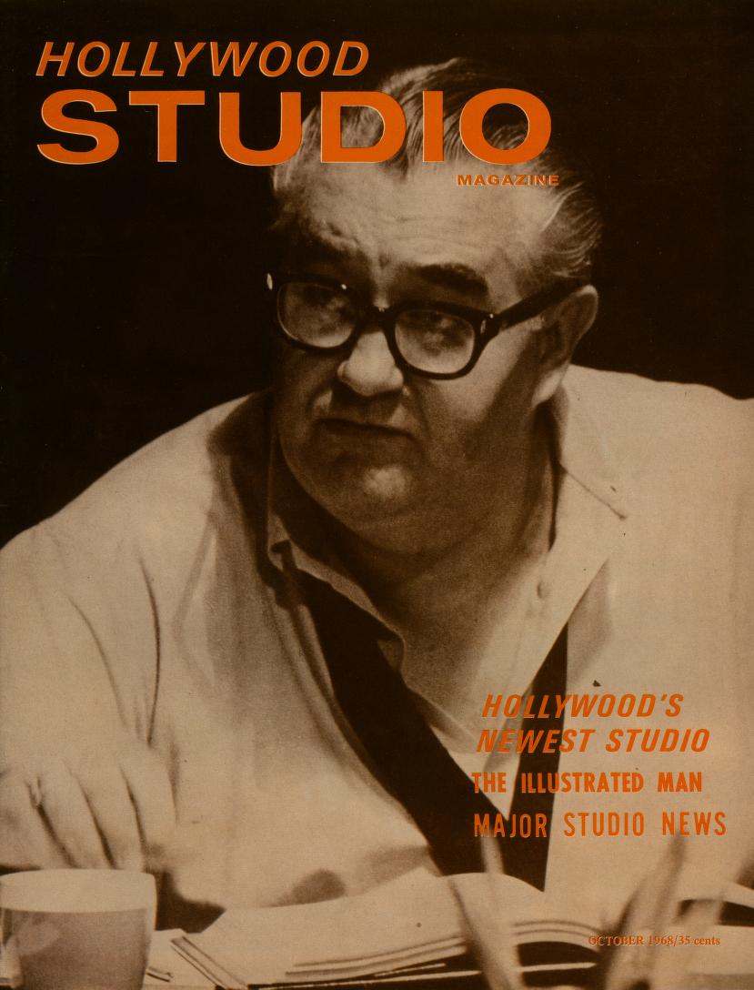 HOLLYWOOD STUDIO magazine side cover  Vol 3 No  6  October 1968