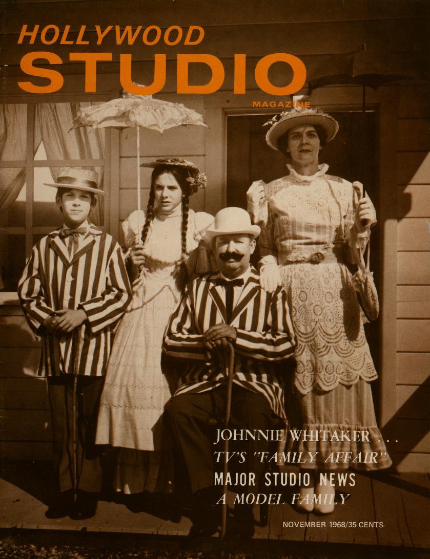 HOLLYWOOD STUDIO magazine side cover  Vol 3 No 7  November 1968