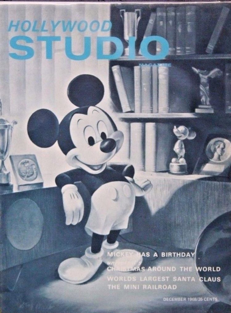 HOLLYWOOD STUDIO magazine side cover  Vol 3 No  8  December 1968