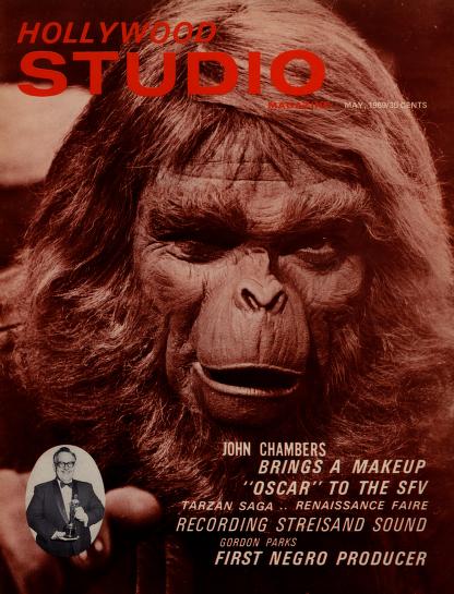 HOLLYWOOD STUDIO magazine side cover  Vol 4 No  1  May 1969