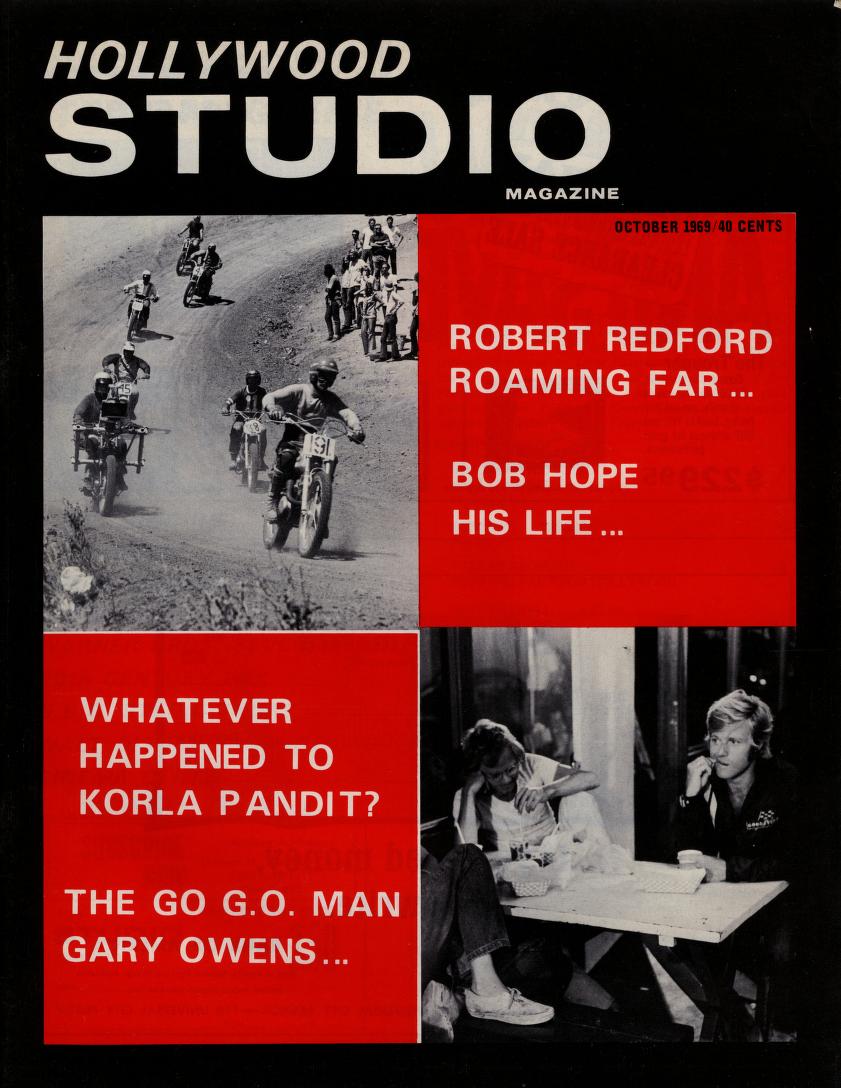 HOLLYWOOD STUDIO magazine side cover  Vol 4 No  6  October 1969