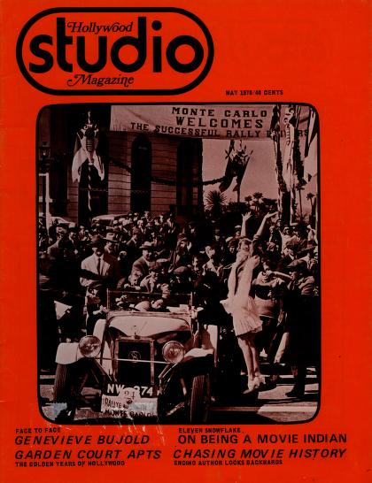 HOLLYWOOD STUDIO magazine side cover  May 1970