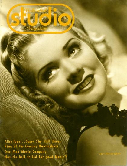 HOLLYWOOD STUDIO magazine side cover  July 1971