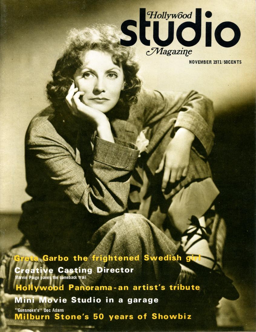 HOLLYWOOD STUDIO magazine side cover  Vol 6 No  7  November 1971
