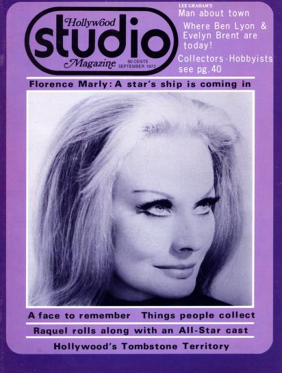 HOLLYWOOD STUDIO magazine side cover  September 1972