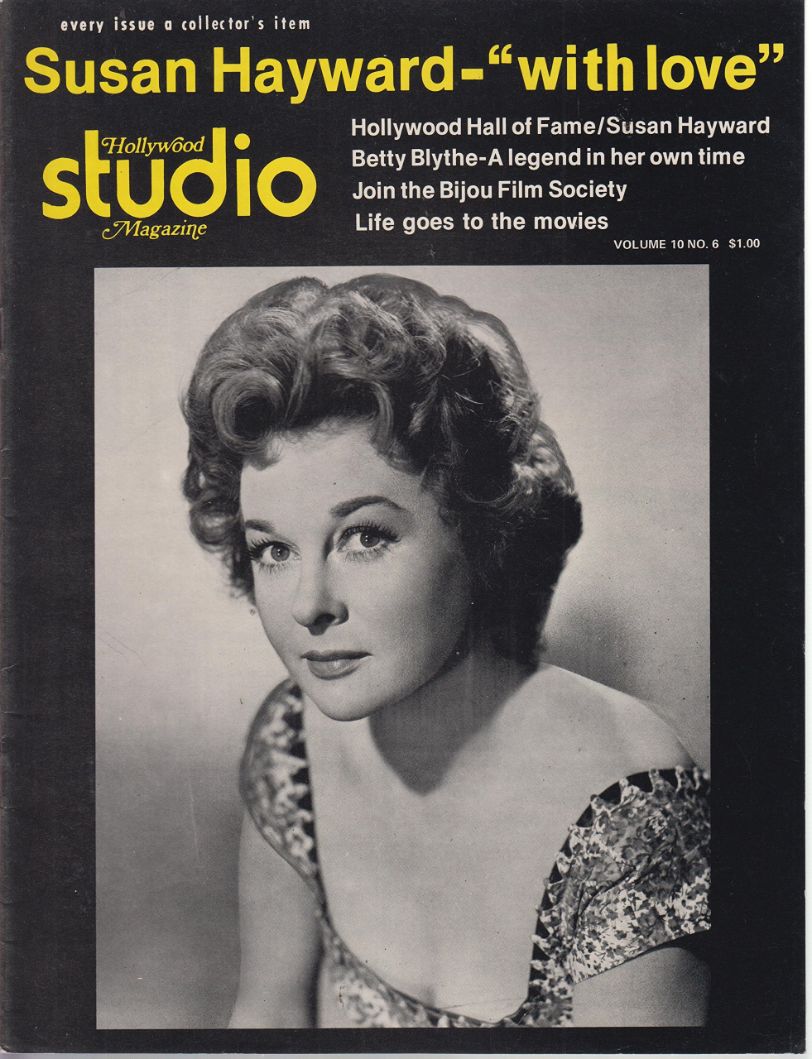 HOLLYWOOD STUDIO magazine side cover  Vol 10 No 6  March 1976