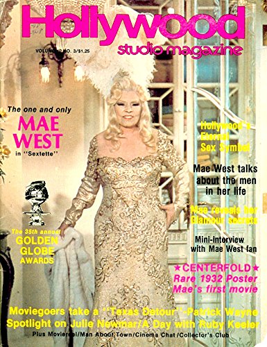 HOLLYWOOD STUDIO magazine side cover  Vol 12 No  3  March 1978