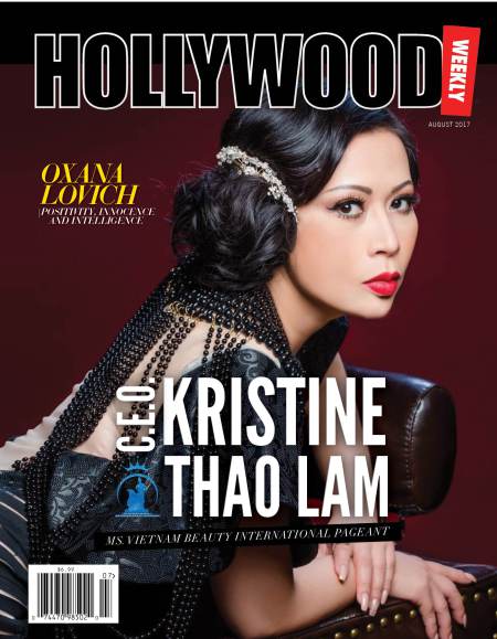 HOLLYWOOD WEEKLY magazine side cover  August 2017