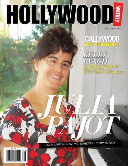 HOLLYWOOD WEEKLY magazine side cover  December 2017