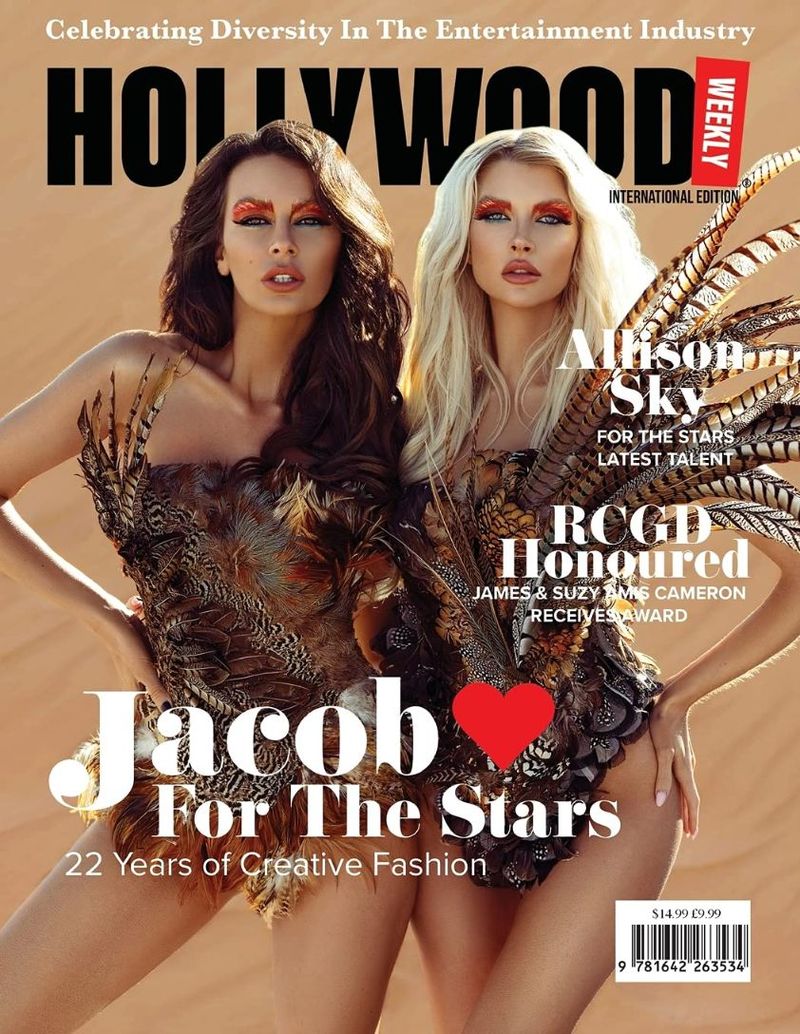 HOLLYWOOD WEEKLY magazine side cover 17 September 2021