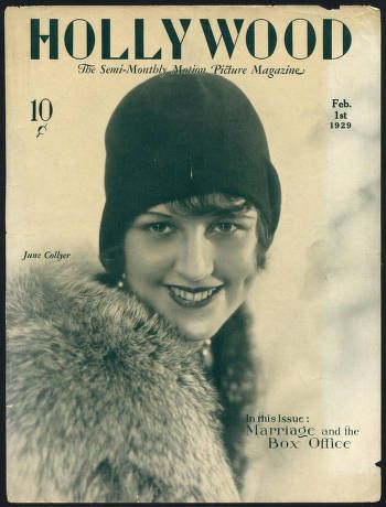 HOLLYWOOD magazine side cover February 1929