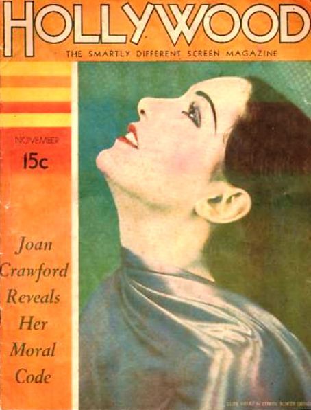 HOLLYWOOD magazine side cover  Vol 20 # 10 November 1931