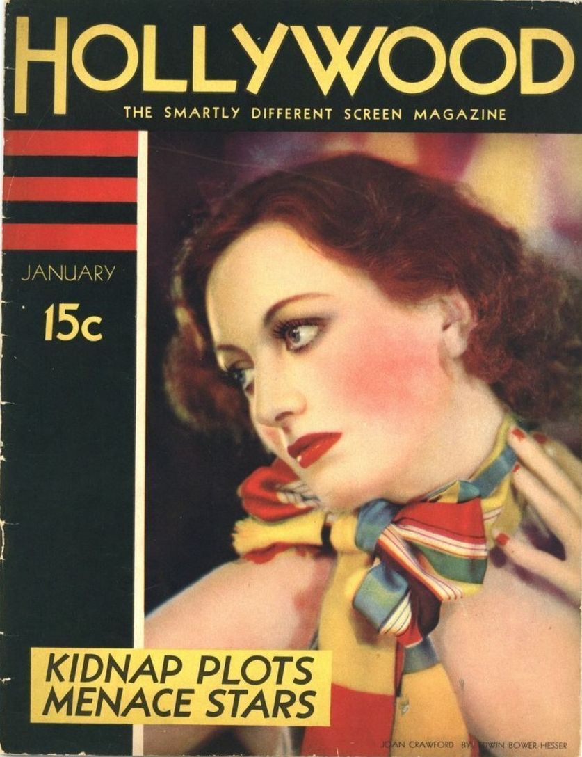 HOLLYWOOD magazine side cover January 1932
