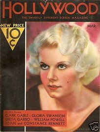 HOLLYWOOD magazine side cover March 1932