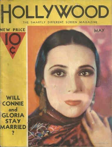 HOLLYWOOD magazine side cover May 1932