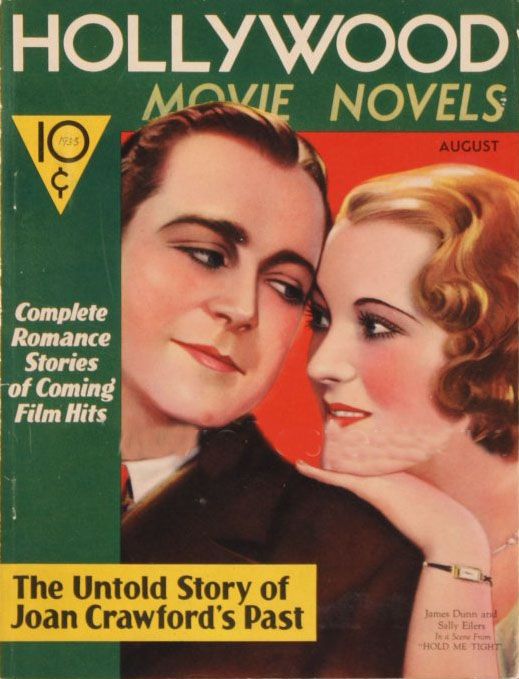 HOLLYWOOD magazine side cover August 1933