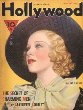 HOLLYWOOD magazine side cover March 1935