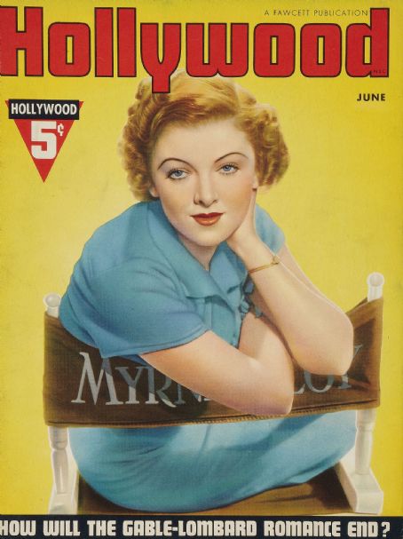 HOLLYWOOD magazine side cover  Vol 26 # 5 June 1937