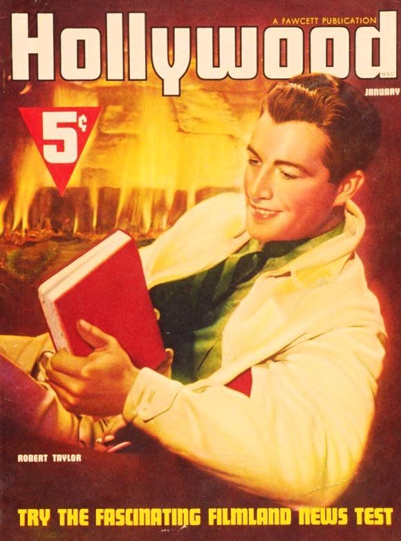 HOLLYWOOD magazine side cover January 1938
