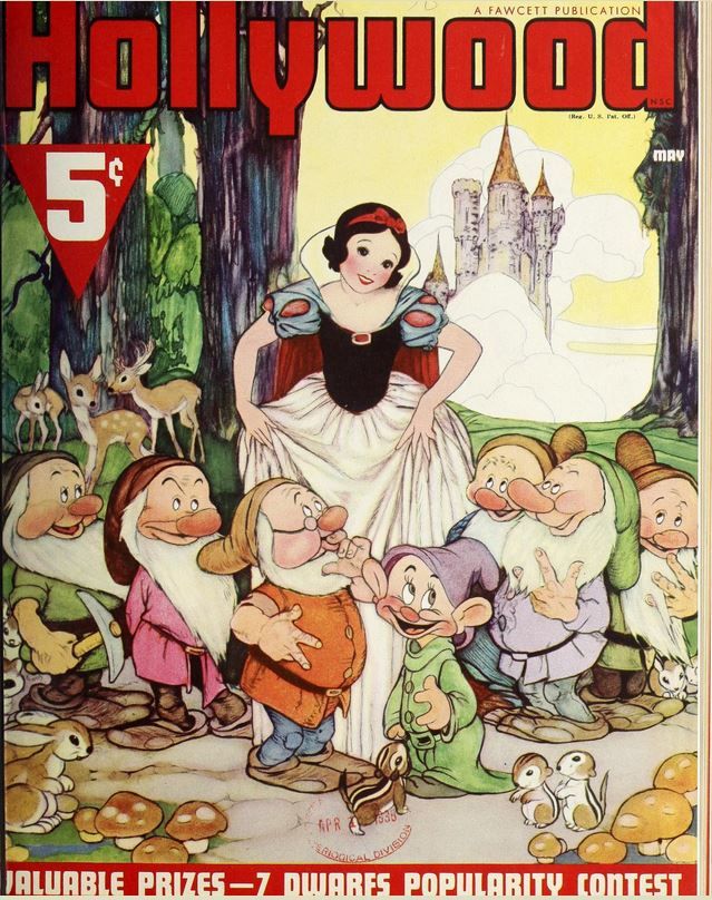 HOLLYWOOD magazine side cover May 1938