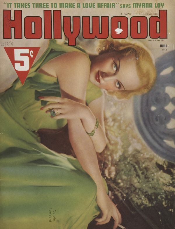 HOLLYWOOD magazine side cover June 1938