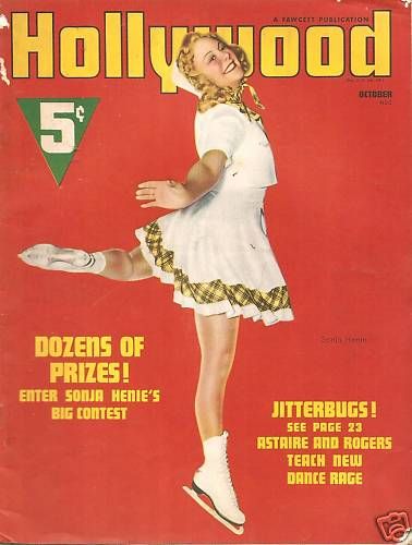 HOLLYWOOD magazine side cover October 1938