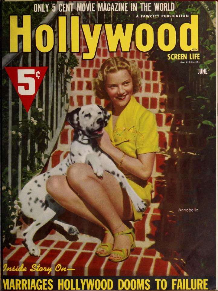 HOLLYWOOD magazine side cover June 1939