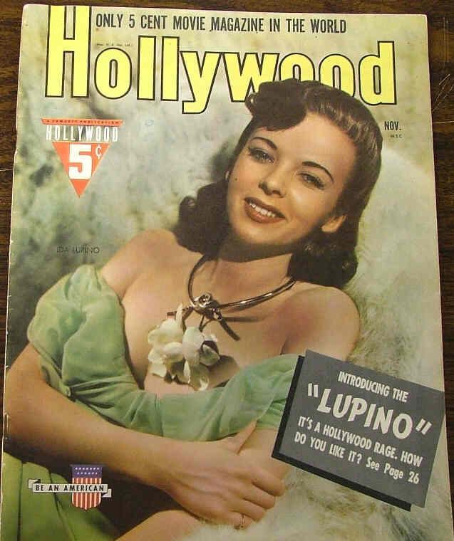 HOLLYWOOD magazine side cover November 1940