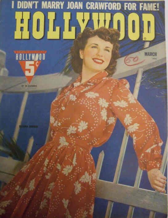 HOLLYWOOD magazine side cover March 1943
