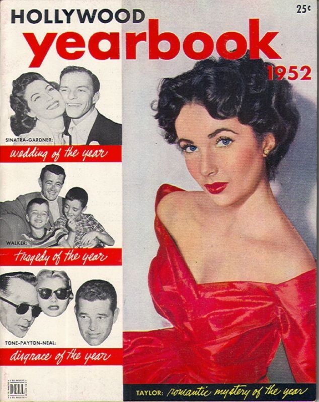 SHEILAH GRAHAMS HOLLYWOOD YEARBOOK magazine side cover Issue 3  1952