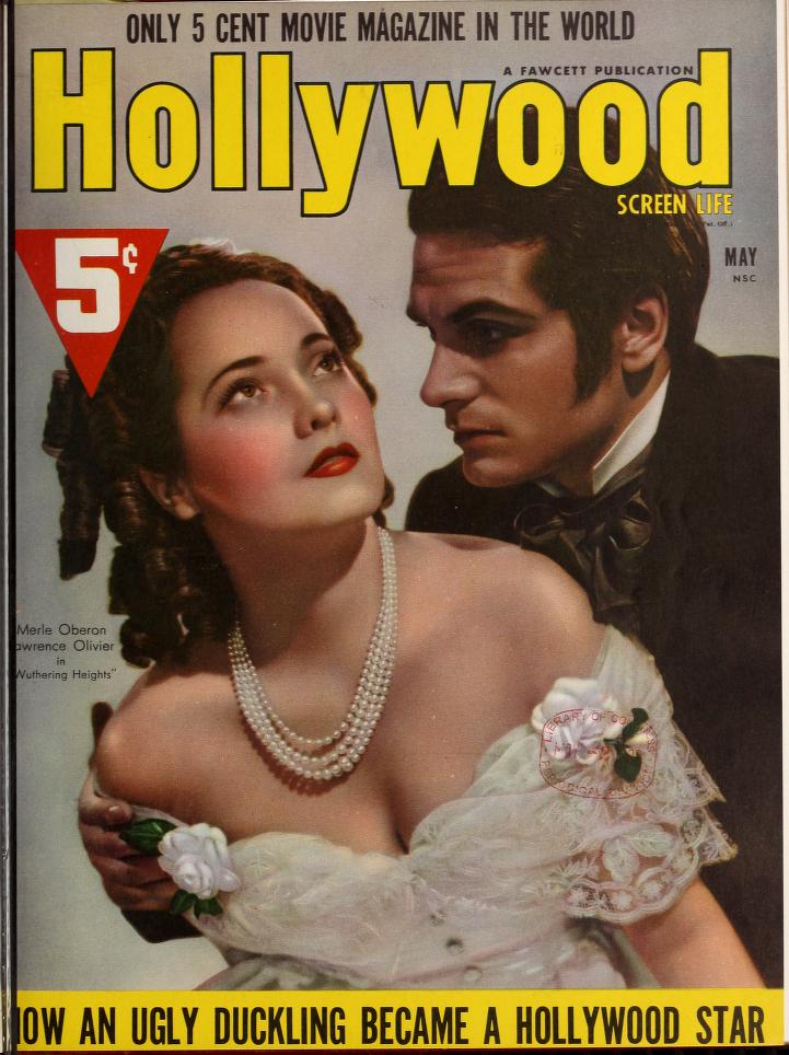 HOLLYWOOD magazine side cover May 1939