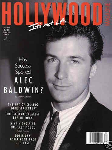 HOLLYWOOD (80s) magazine side cover June 1990