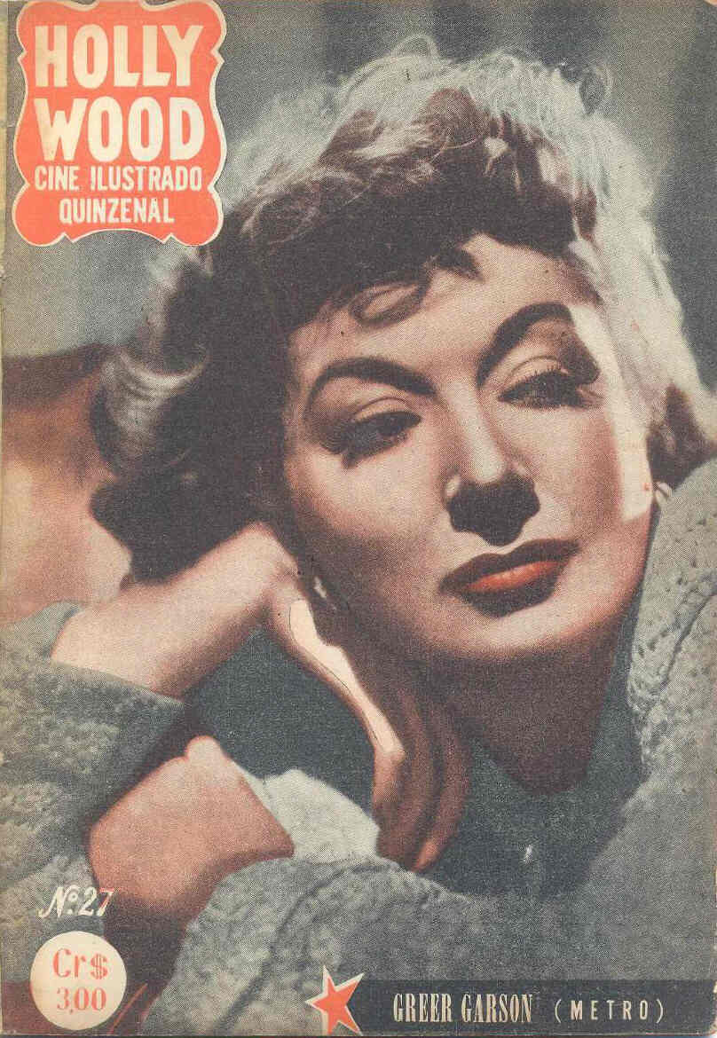 HOLLYWOOD (Br) magazine side cover Issue 27  1949