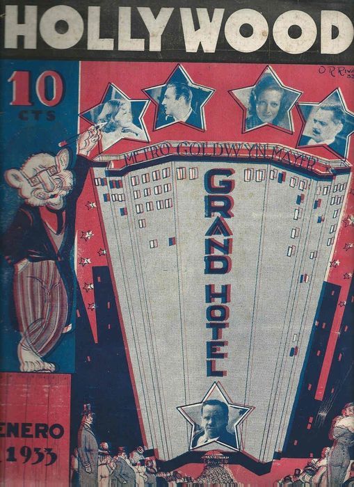 HOLLYWOOD (Cu) magazine side cover January 1933