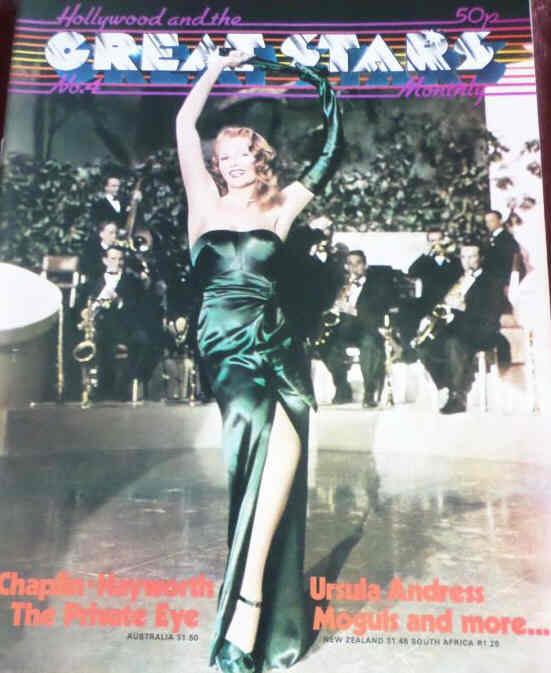 HOLLYWOOD AND THE GREAT STARS magazine side cover Issue 4  1975