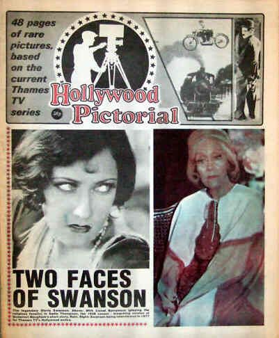 HOLLYWOOD PICTORIAL magazine side cover  1980