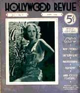 HOLLYWOOD REVUE magazine side cover May 1931