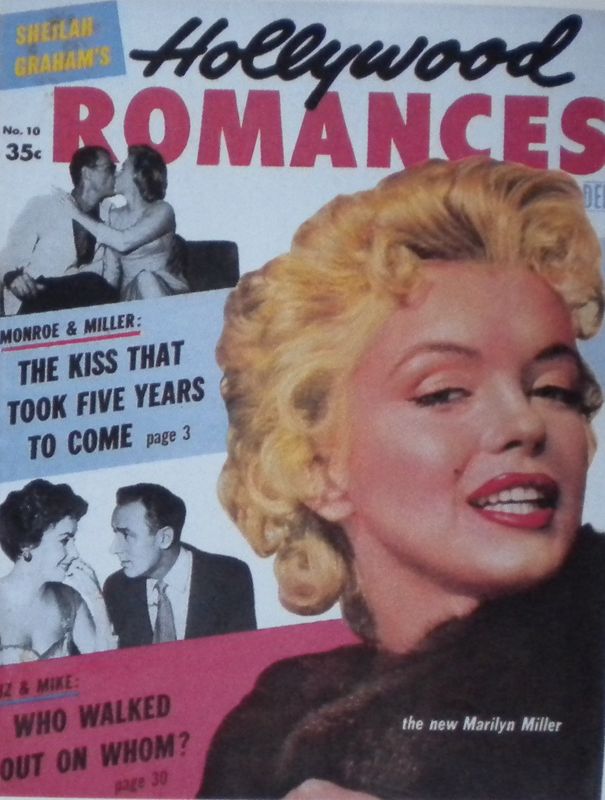SHEILAH GRAHAMS HOLLYWOOD ROMANCES magazine side cover Issue 10  1956