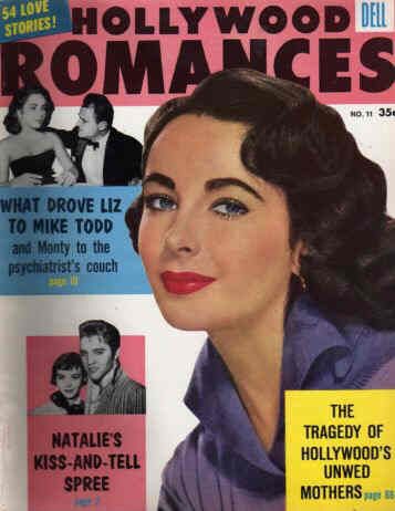 SHEILAH GRAHAMS HOLLYWOOD ROMANCES magazine side cover Issue 11  