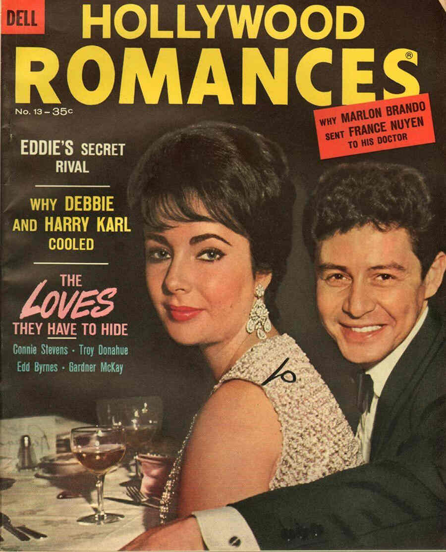SHEILAH GRAHAMS HOLLYWOOD ROMANCES magazine side cover Issue 13  1960